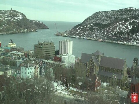 St. John's Webcam, Newfoundland and Labrador, Canada