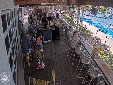 The Beach Bar, St. John, US Virgin Islands Webcam