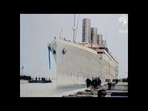 RMS Titanic in color