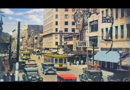 Montreal in the 1930s in color