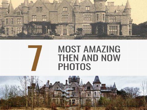 7 most amazing then and now photos
