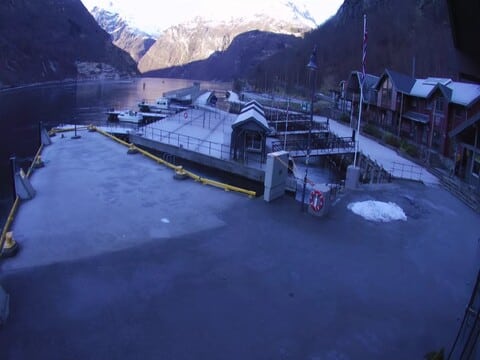 geirangerfjord cruise port webcam