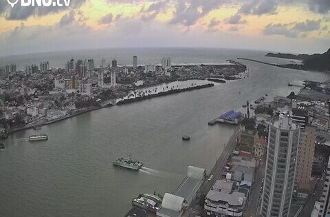 Canal do Porto, Itajaí Live Webcam, Brazil