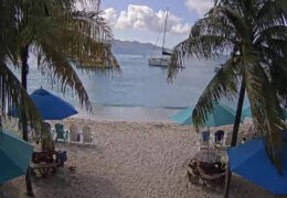 Soggy Dollar webcam, British Virgin Islands live webcam