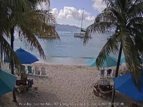Soggy Dollar webcam, British Virgin Islands live webcam