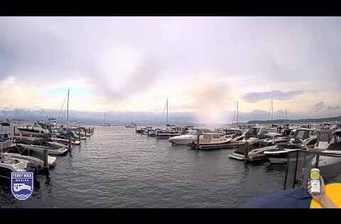 Ferry Dock Marina, Burlington, Vermont live webcam