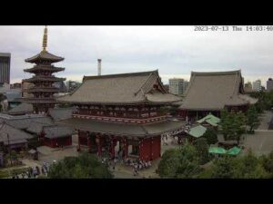 Hōzōmon Gate, Tokyo, Japan live cam