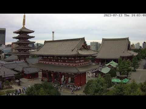 Hōzōmon Gate, Tokyo, Japan live cam