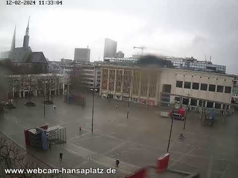 Hansaplatz Live Webcam, Dortmund, Germany