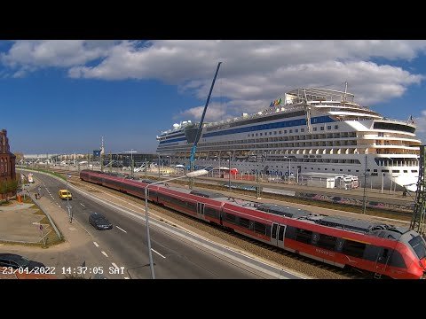 warnemünde cruise center rostock germany live webcam