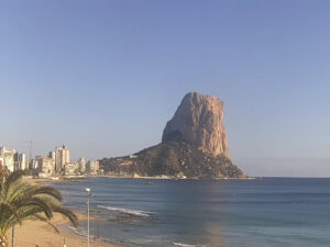 Calpe live webcam, Alicante, Spain