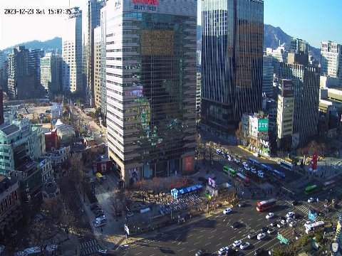 Gwanghwamun Boulevard webcam, Seoul, South Korea