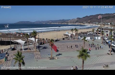 Pismo Beach live webcam, California