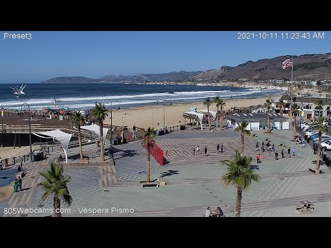 Pismo Beach live webcam, California