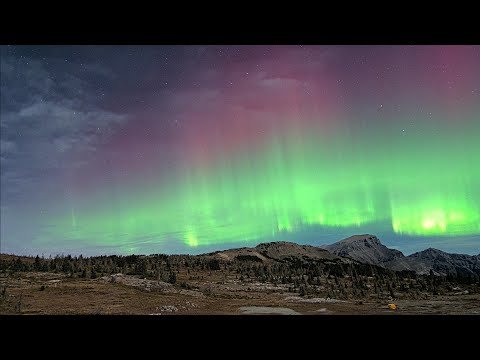 Aurora Borealis Cam, Banff, Alberta, Canada