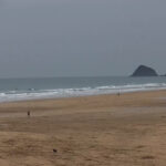 Perranporth Beach, Cornwall, UK