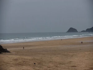 Perranporth Beach webcam, Cornwall, UK