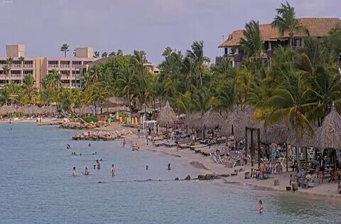 Mambo Beach Webcam, Curaçao