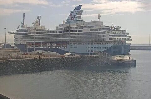 Lanzarote Cruise Port Webcam, Arrecife, Spain