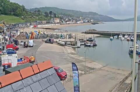 Lyme Regis Harbour Webcam, Dorset, UK