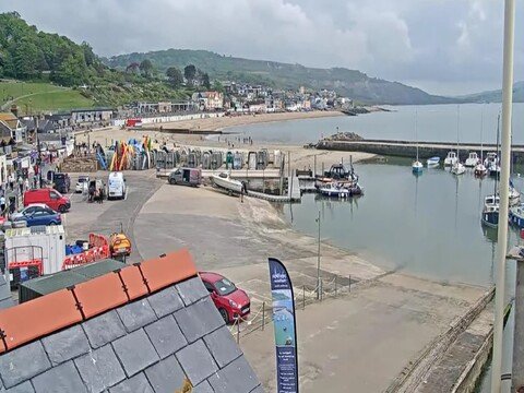 Lyme Regis Harbour Webcam, Dorset, UK