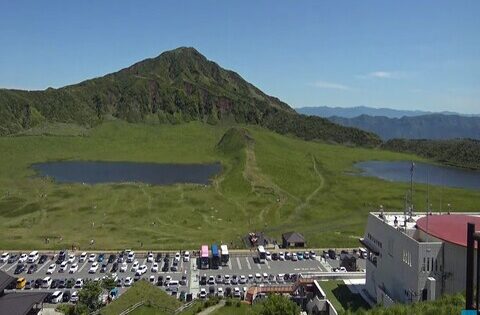 mount nakadake japan