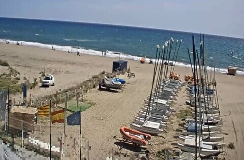 castelldefels beach webcam