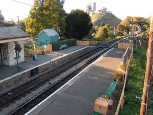 Corfe Castle Station, England
