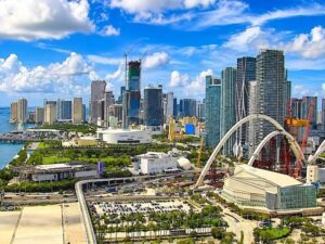 Miami Skyline, Florida